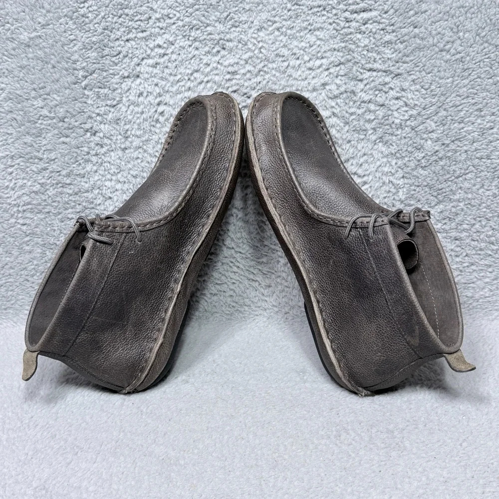 Tamarindo Jetty Mens‎ Size 12 Chukka Boots Gray Taupe Leather